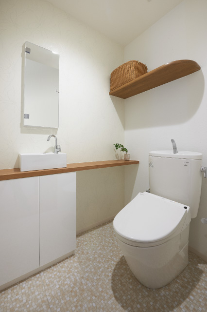 リノベーションハイムの施工事例：トイレのリフォーム画像