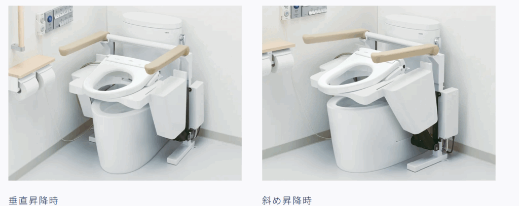 昇降機付きの便座へ変更する