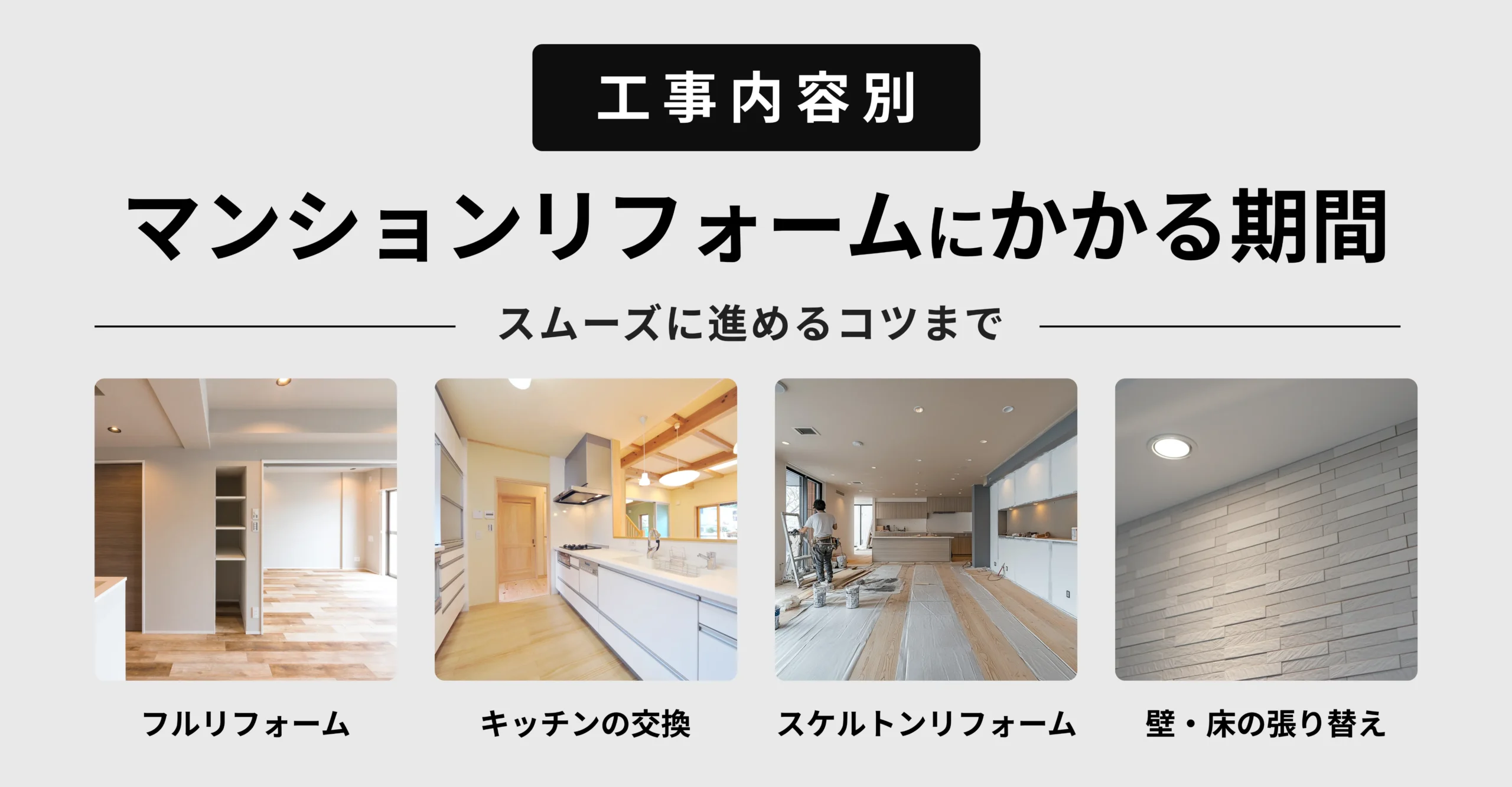 マンションリフォーム期間