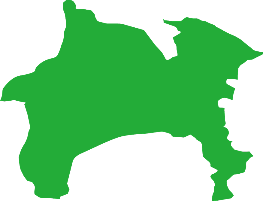 神奈川県の地図