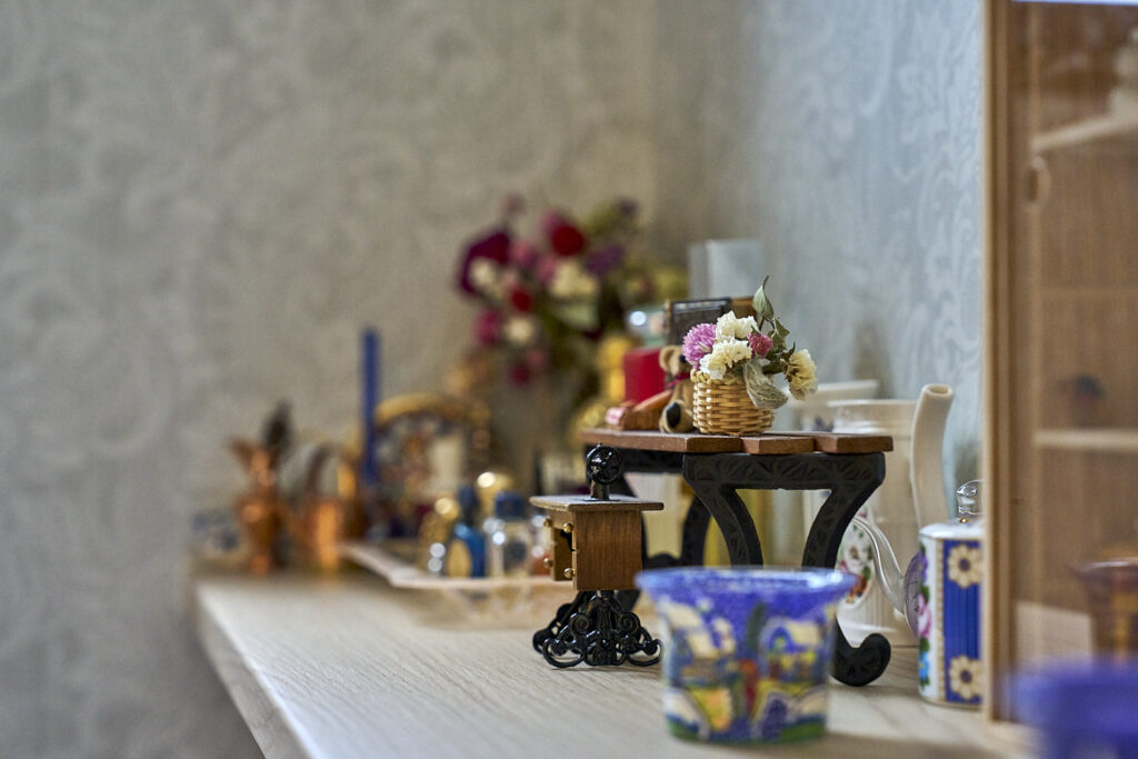 グリーンと小物を飾ったこだわりの1階トイレ|セキスイハイム施工事例
